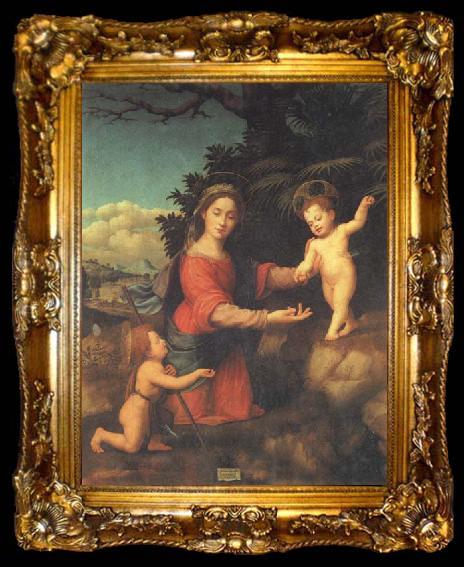 framed  BUGIARDINI, Giuliano Madonna and Child with hte Young St.john t he Baptist, ta009-2